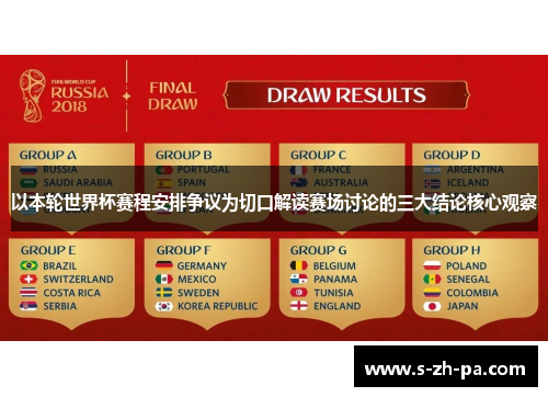 以本轮世界杯赛程安排争议为切口解读赛场讨论的三大结论核心观察